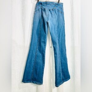 Veronica Beard Classic Blue Flare Jeans